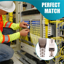 8 Teiliger Werkzeugloser Geschirmter RJ45 Cat 7 Abschluss Stecker Cat7 Stecker / Cat7 Steck Verbinder Modular 23 / 24AWG Schwarz