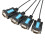 Adapter USB na Rs232 Od 1 do 4, Niklowany, Niklowany, Plug i  dla Systemu Windows  Linux 6