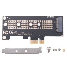 NVMe PCIe M.2 NGFF SSD zu PCIe X1 Adapter Karte PCIe X1 zu M.2 Karten UnterstüTzung 2230 2242 2260 2280 GrößE NVMe M.2 SSD