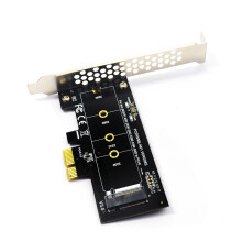 Adapter PCIE do M2 PCI Express 3.0 X1 do NVME SSD M2 ObsłUga Adaptera PCIE Raiser 2230 2242 2260 2280 M.2 SSD
