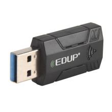 EDUP 1300M USB3.0 Wireless Network Card WiFi Adapter 2.4G & 5G Dual Band Stable Signal Adapter for PC Desktop Laptop