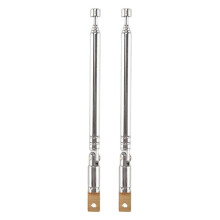 2 Szt. Wymiana 25,4 Cm 10 Cali 5 Sekcji Antena Teleskopowa do Radia Telewizyjnego
