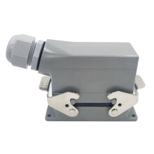 Rectangular Heavy Duty Connectors HDC HE 10 Core Pin 16A 500V Waterproof Aviation Plug Side Connector,HDC-HE-010
