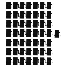 RJ45 Anschluss Buchse Cat6 RJ45 VerläNgerung Koppler Ethernet Netzwerk LAN Kupplung Stecker Cat 6 VerläNgerung Adapter (Schwarz)
