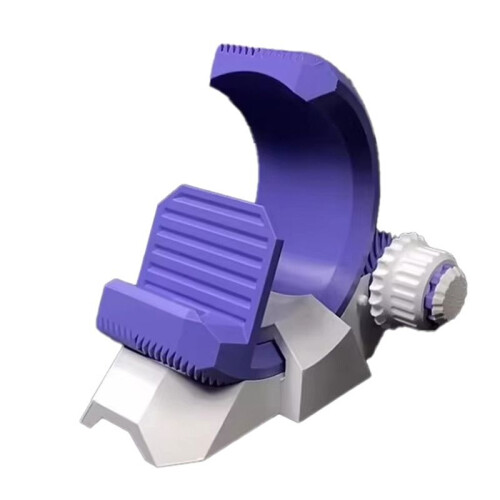 Printed Herringbone Gear Phone Stand, Adjustable Desktop Accessory, Portable and Practical Gear Design