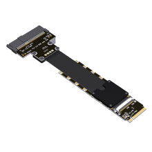 Cavo di Estensione F47SM M.2 NVMe A U.3 SSD PCIe 5.0 X4 SFF-TA-1001, Alta Velocità 128 G/Bps, Qualità Professionale, 50 cm
