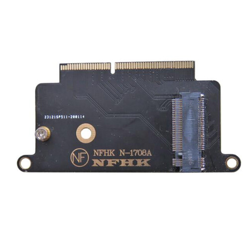 Cartão de Conversão SSD M.2 NGFF M-Key NVME Adequado para  Pro 2016 2017 13 POLEGADAS A1708 A1707 A1706 2