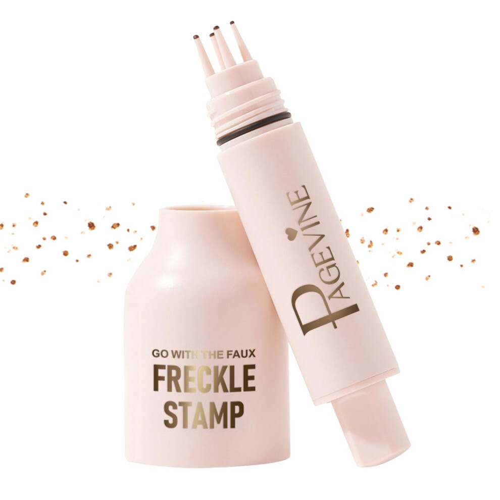 Light Freckle Pen And Stamp Waterproof Quickdry Longlasting Natural Freckle Makeup For Fair Skin 01