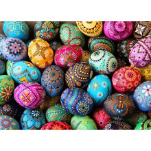 Wooden Jigsaw Puzzle 1000 Pieces Easter Theme for Adults with Clear Image Printing and Thick Backing