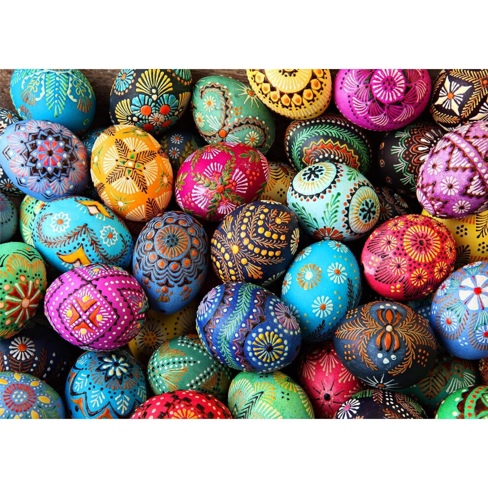Wooden Jigsaw Puzzle 1000 Pieces Easter Theme for Adults with Clear Image Printing and Thick Backing-image-OPC-PRDKNWY-NEW