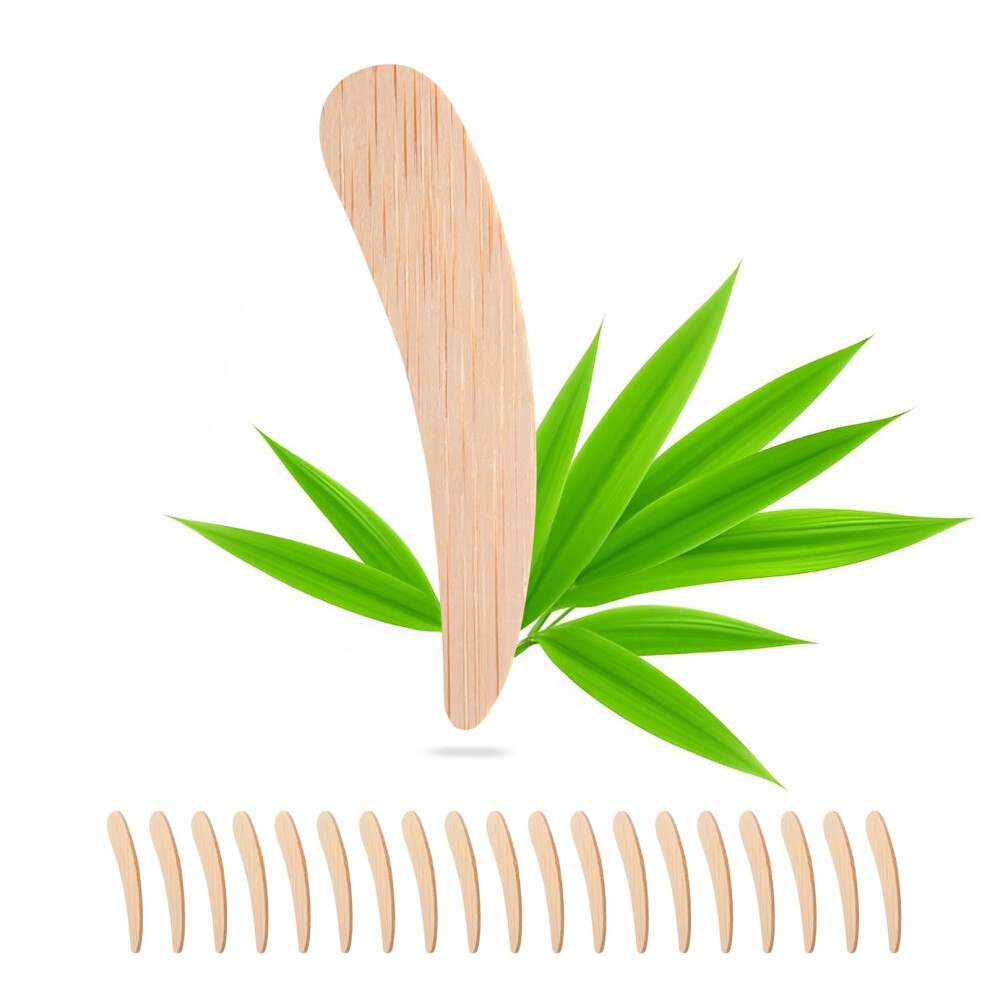Cream Bamboo Makeup Spatula Set 20Pcs Mini Cosmetic Applicators For S And Masks, Reusable Skincare Tools