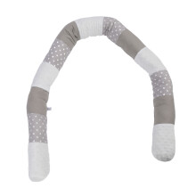 180cm Cotton Crib Surround Pillow Gray 70.87in 360
