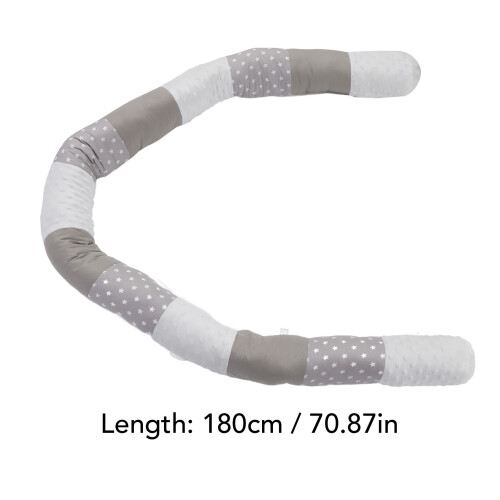 Almohada envolvente para cuna gris de algodón 180cm/70.87in 1