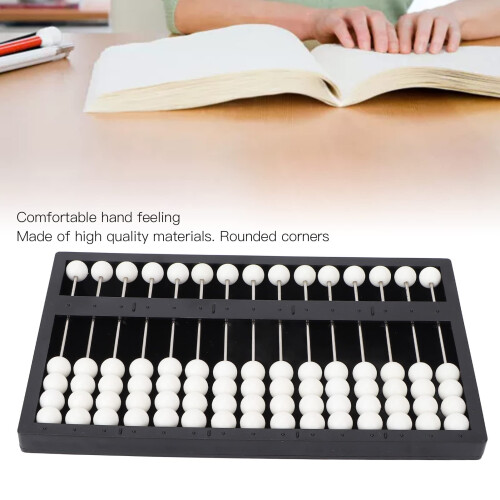 Abacus for the Blind 15 Column Tactile Learning Tool with Clear Bead Feedback and Compact Design 2