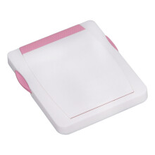 4 piezas de cerraduras de seguridad para armarios infantiles, color rosa, 8.7x7.5cm