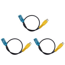 3Stück 8 Zoll Fakra RüCk Fahr Kamera RCA Kabel Park Adapter für