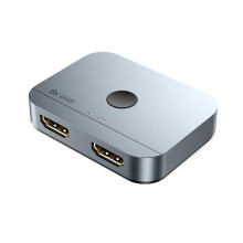 -Compatible 2.1 Switcher 8K 60Hz 4K 120Hz for Laptop PC PS5 Monitors TV Bi-Directional 2 in 1 Out HD Splitter A