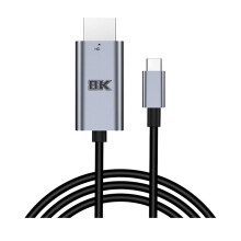 8K UHD Type-C to -Compatible Cable 8K 60Hz/4K 120Hz Perfect for Streaming Gaming for 15 Series Pro