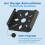 Desktop Bracket for   Protective Case Cooling Vertical Stand Holder Wall Mounted/Table Bottom Stander 8