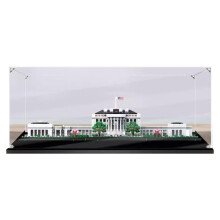 Display Case for White House – Transparent Dustproof UV Protection Acrylic Box for 21054 Model