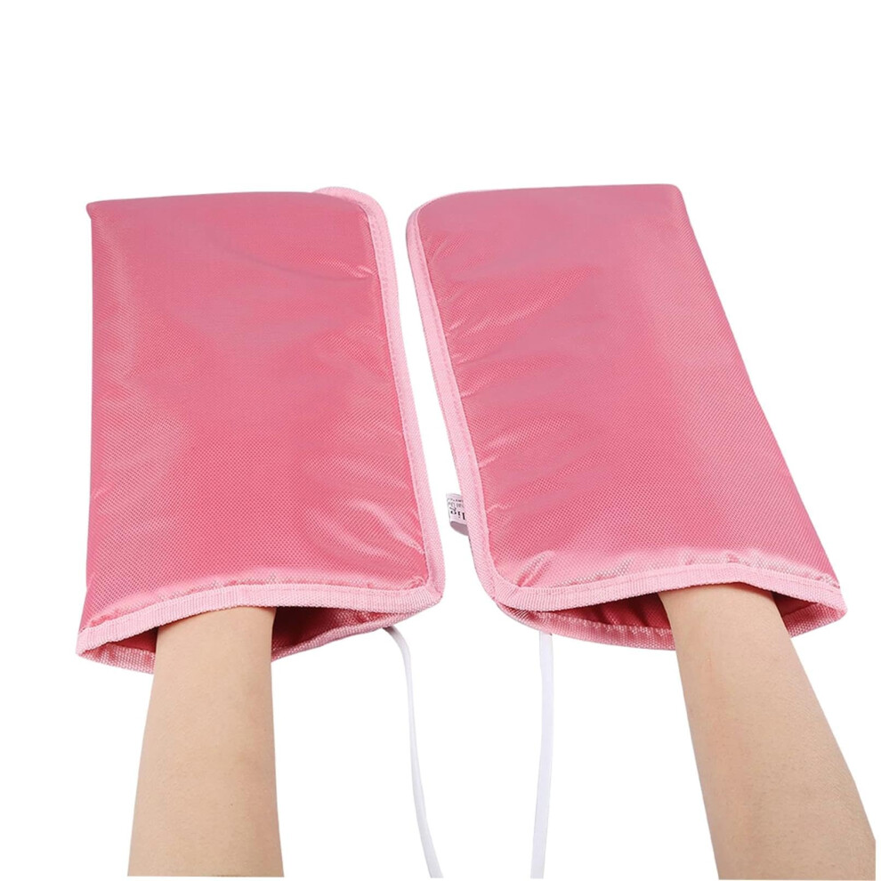 Heated Hand Mitts with Adjustable Heat for Paraffin Wax Spa Manicure and Pedicure Treatments
