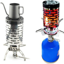 Mini heating attachment for gas cookers, tent heating gas heater