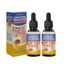 (2PCS)Bee Venom Fungal Solution Drops, 7-Day Nail Repair & Care Serum, Extra Strength Bee Venom Nail Solution for Healthy & Strong Nails