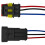 4 Stück Superseal 3-poliger wasserdichter Stecker 6