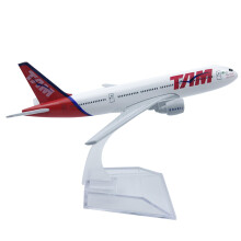 Diecast Airplane Model 1:400 Scale 16cm Brazil Alloy Collectible with Stand