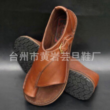 (42,Brown)Womens Flat Sandals Open Toe Buckle Strap Beach Shoes Anti-slip Breathable for Summer