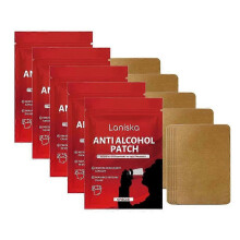 (5PCS) H-1-10x Anti-Alcohol Patches, Happy Hour Aid Patches, Party Drinking Recovery Patch Long-Lasting Quit Drinking Patch