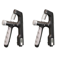 2X 10-100Kg Adjustable Electronic Hand Grip Power Exercise Heavy Gripper Fitness Muscle Training Ha