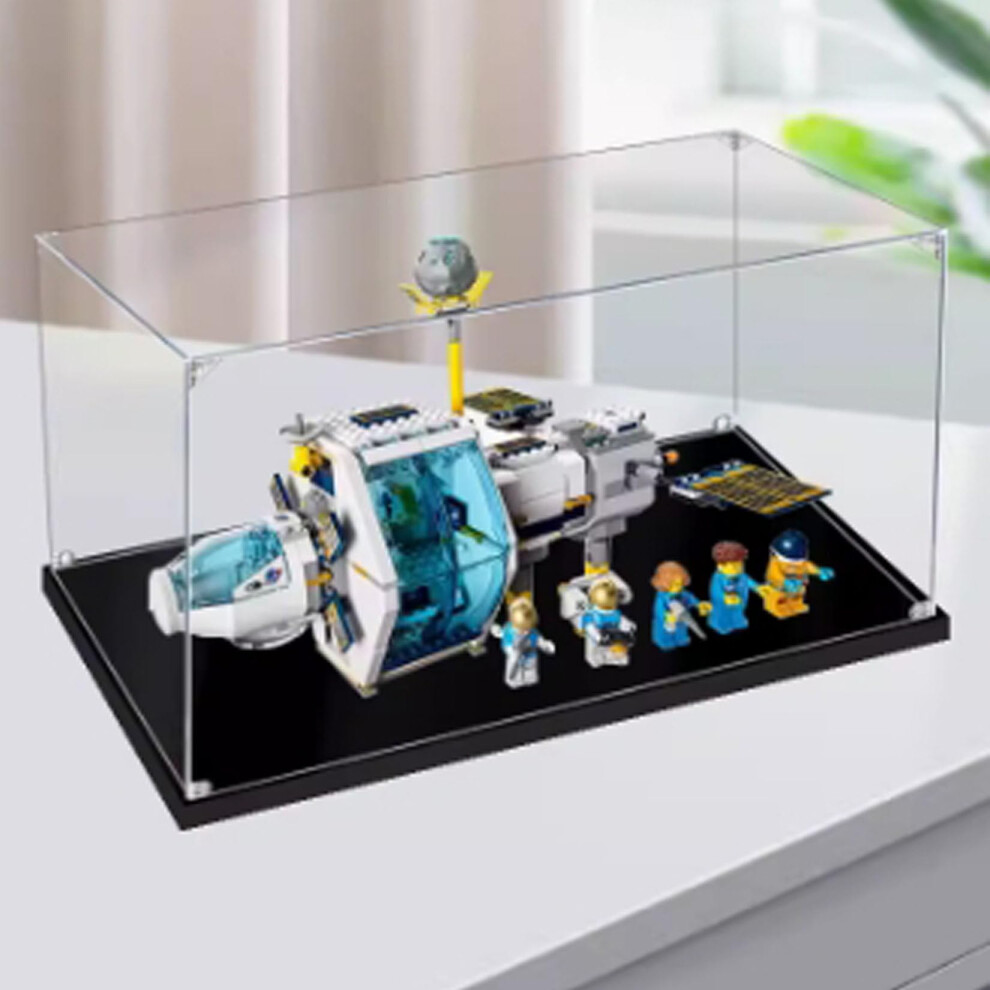Acrylic Dustproof Uv Shield 3Mm Clear Display Case For Lunar Space Station 60349 9174973082378