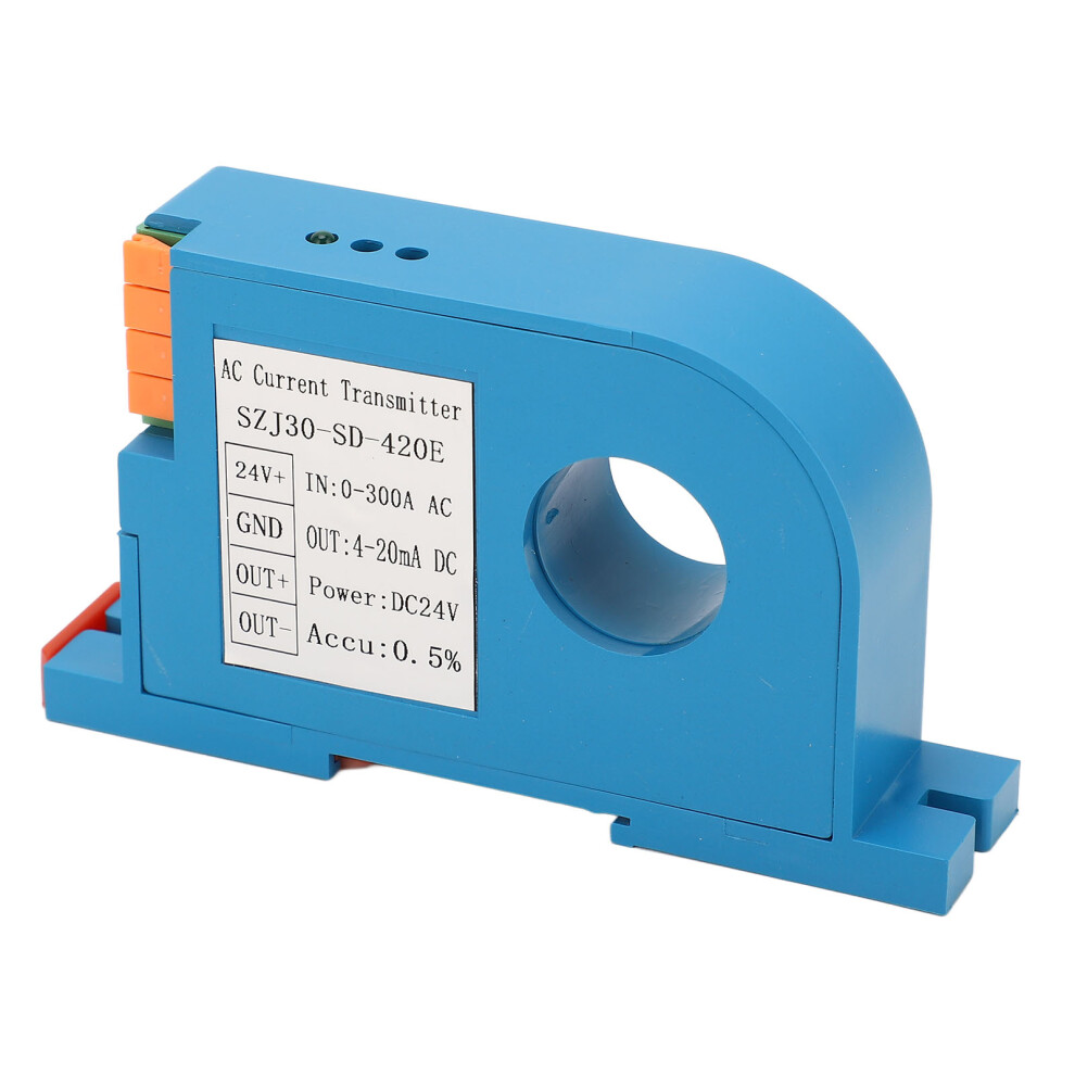 Ac Current Transmitter 0-300A 4-20Ma Dc Output For Plc Control 9391388924707