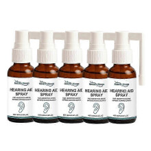 (5PCS) 1-5x Hearing Aid Spray Ear Care Spray - Improves Hearing Clarity, Relieves Itching & Moisturizes Canal, 100ml