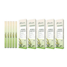 (5PCS) 1-5x Portable Herbal Diffuser Pen Lung Cleanse & Energy Boost Air Freshener Herbal Refreshing Bar Clear Breathing