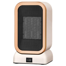 (US, White) Battery Powered Heater Heater and Fan Combo Desktop Office Home Heater, Small Electric Heater, Student Dormitory Gift Heater