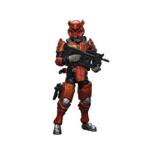 1:18 Scale Star Bounty Hunter Action Figure with Interchangeable Weapons and Dynamic Articulation