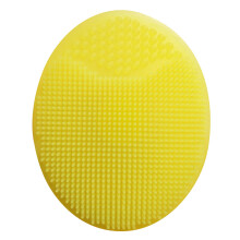 Silicone Shampoo Brush for Baby Bath Gentle Scalp Massage Soft Silicone Bristles Easy Grip Handle