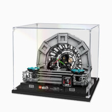 Acrylic Display Case for 75352 Emperor's Throne Room, Dustproof Clear Showcase