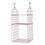(Two Layer,Pink)Foldable Clothing Organizing Rack with Multi-Layer Hangable Clothes Finishing Basket for Hat Clothing 1