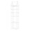 (5 Layer,White)Foldable Clothing Organizing Rack with Multi-Layer Hangable Clothes Finishing Basket for Hat Clothing 1