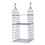 (Two Layer,Grey)Foldable Clothing Organizing Rack with Multi-Layer Hangable Clothes Finishing Basket for Hat Clothing 1