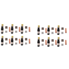 12x Ferramentas RJ45 Blindado Cat 8, Plugue de Terminação de Campo Cat8, Conector Cat8, Plugue Cat8