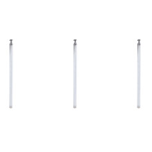3X 96cm Length 7 Section Telescoping Stainless Steel AM FM Radio TV Antenna