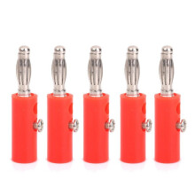 4mm Isolierte Bananenstecker Steckverbinder Jack New 50Er Rot Schwarz