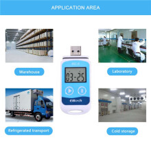 5X ELitech RC-5 High-Precision Digital USB Temperature Data Logger for Warehouse Refrigerated Transport Laboratory