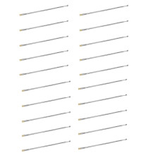 20X Replacement 60cm 4 Sections Telescopic Antenna Aerial for Radio TV