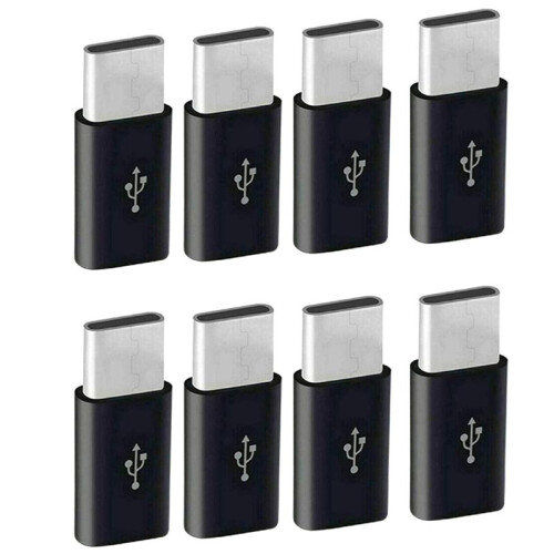 8X Micro-USB to USB C Adapter,  to Typec Charging Adapter, USB Type C Adapter Conversion Connector with Resistor