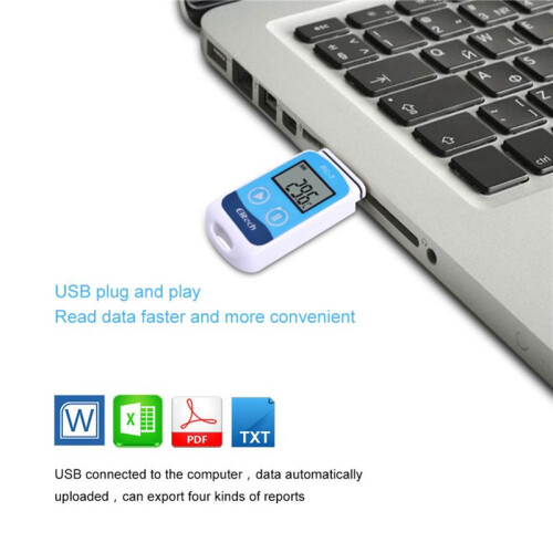 5X ELitech RC-5 High-Precision Digital USB Temperature Data Logger for Warehouse Refrigerated Transport Laboratory 1